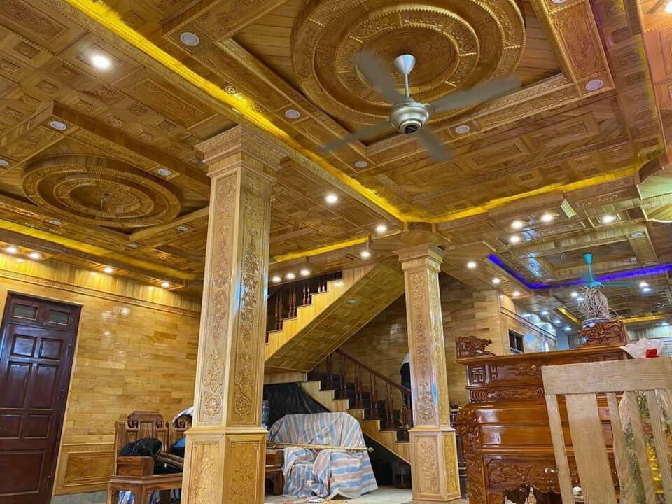Biến Hóa Trần Nhà: Tinh Tế và Sang Trọng cùng 5 Bước Thi Công Trần Gỗ Chuyên Nghiệp