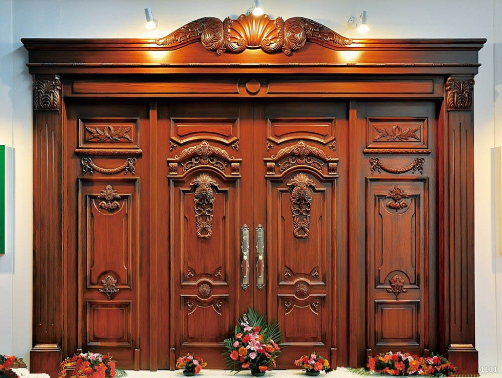 Bí Quyết Chọn Cửa Gỗ Phòng Khách Đẹp, Sang Trọng và Bền Bỉ